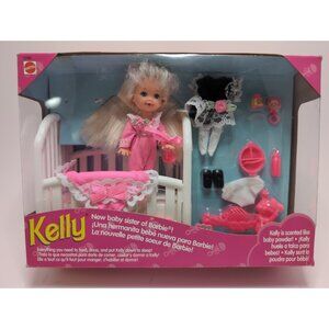 Mattel Kelly New Baby Sister of Barbie NIB #12489 Canada Version Vintage 1994